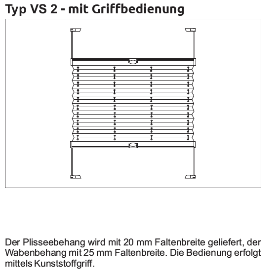 Plissee-Basicline-VS2